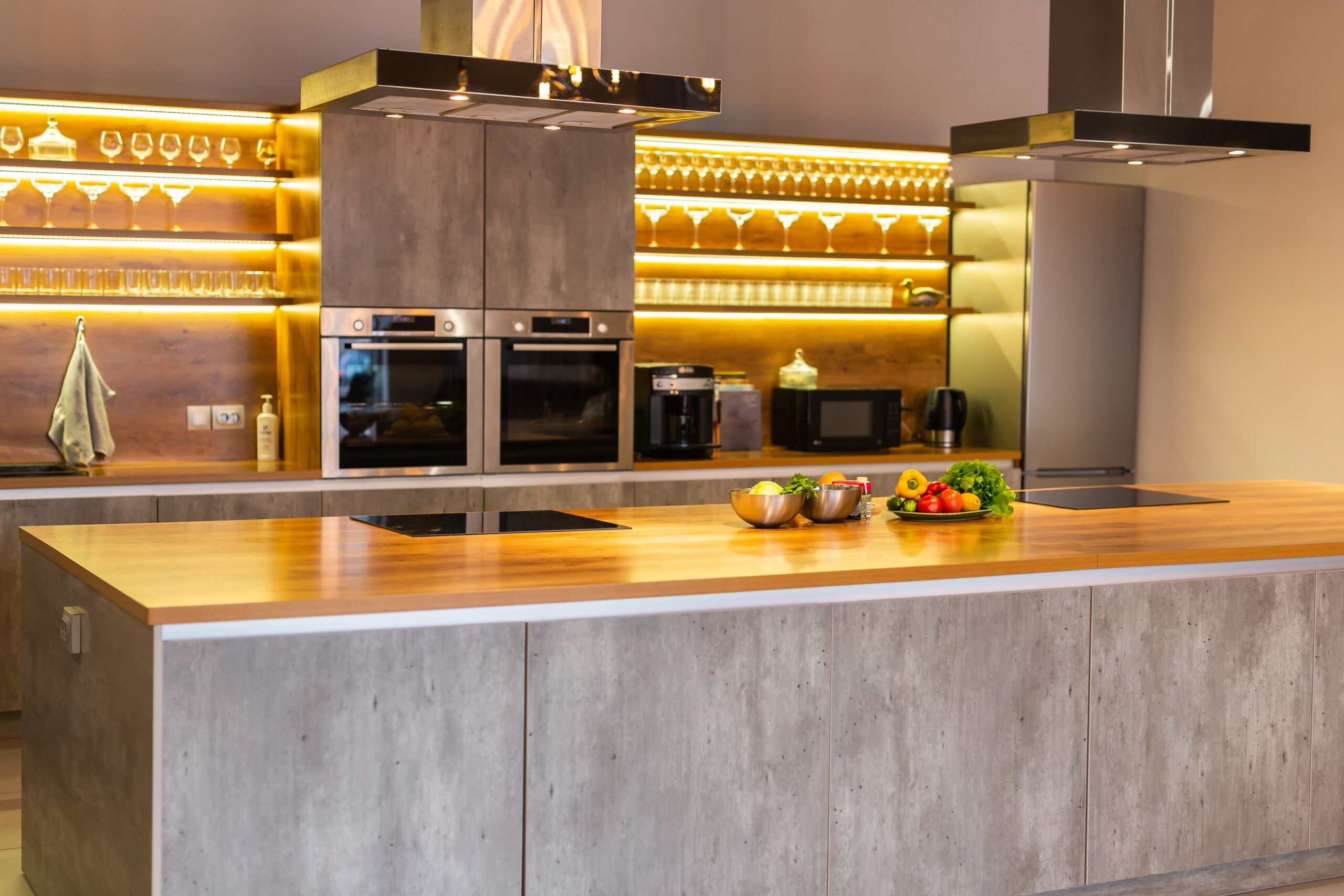 modern minimalism style kitchen in new luxury home 2023 11 27 05 33 16 utc scaled